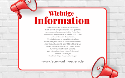 Wichtige INFORMATION